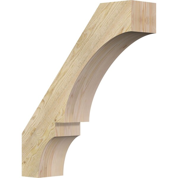 Ekena Millwork 6"W x 24"D x 28"H Balboa Rough Sawn Knee Brace, Douglas Fir BRC06X24X28BOA00RDF - main